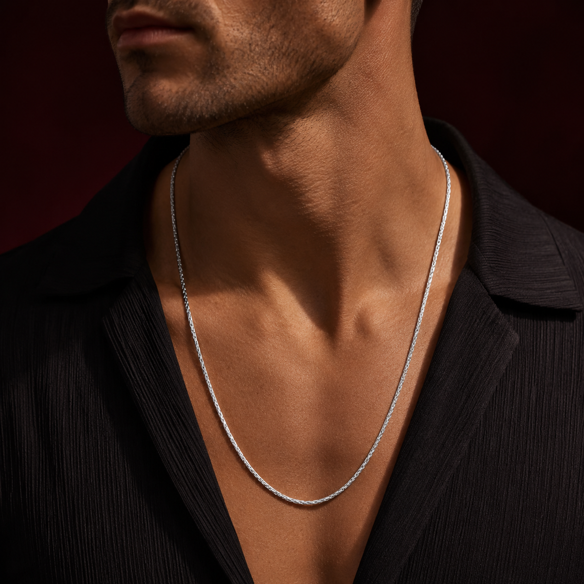 Structured Serpentine Chain - 1.3MM