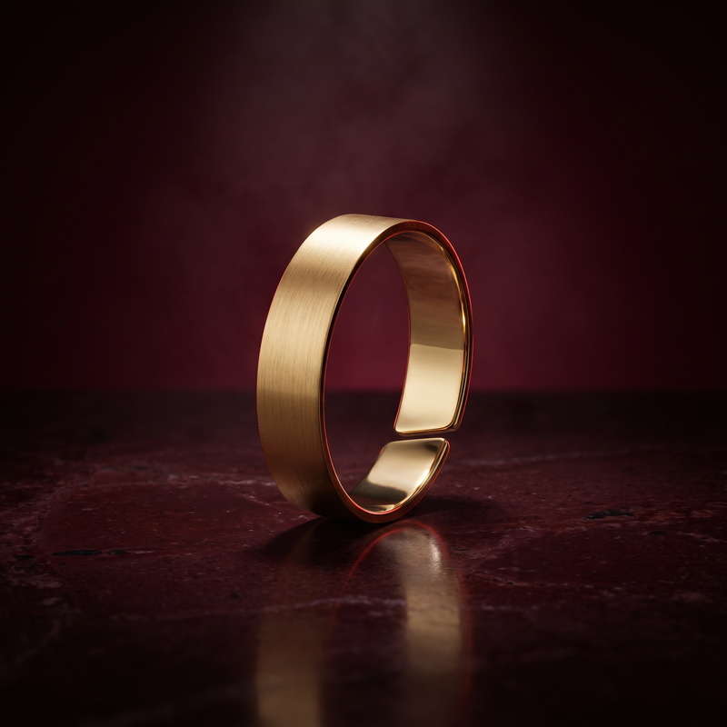 Open Band Ring - 4 MM