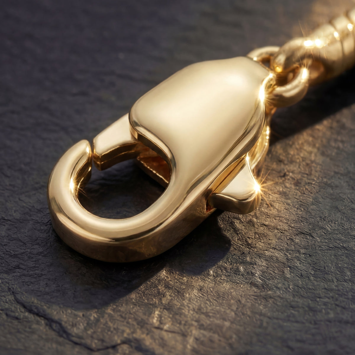 Polished Serpentine Bracelet - 1.8 MM