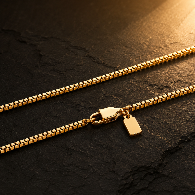 Cubed serpentine Chain - 1.5MM