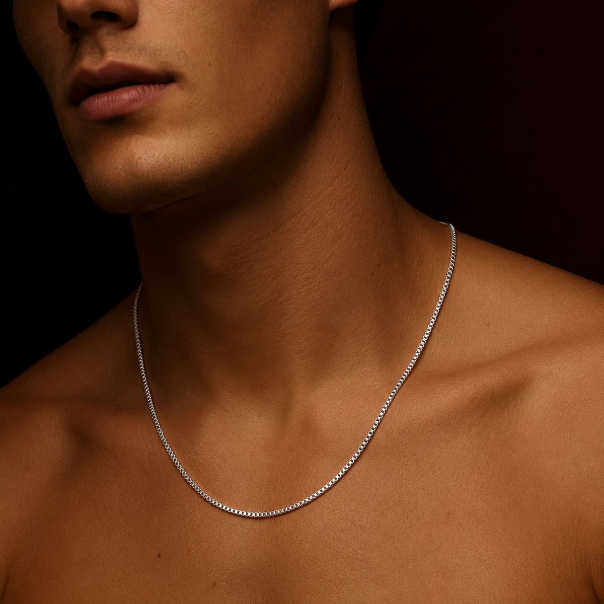 Cubed serpentine Chain - 1.5MM