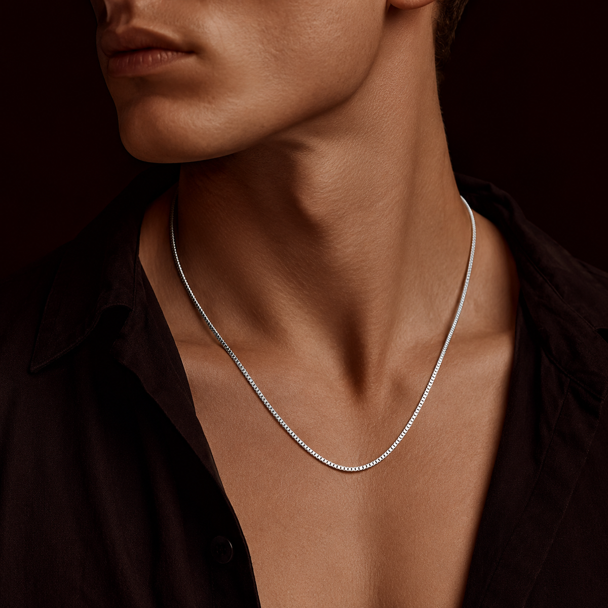 Cubed Serpentine Chain - 1.5 MM