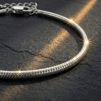 Polished Serpentine Bracelet - 1.8 MM
