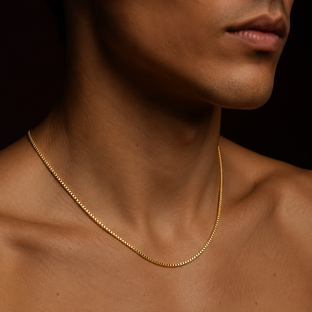 Cubed serpentine Chain - 1.5MM