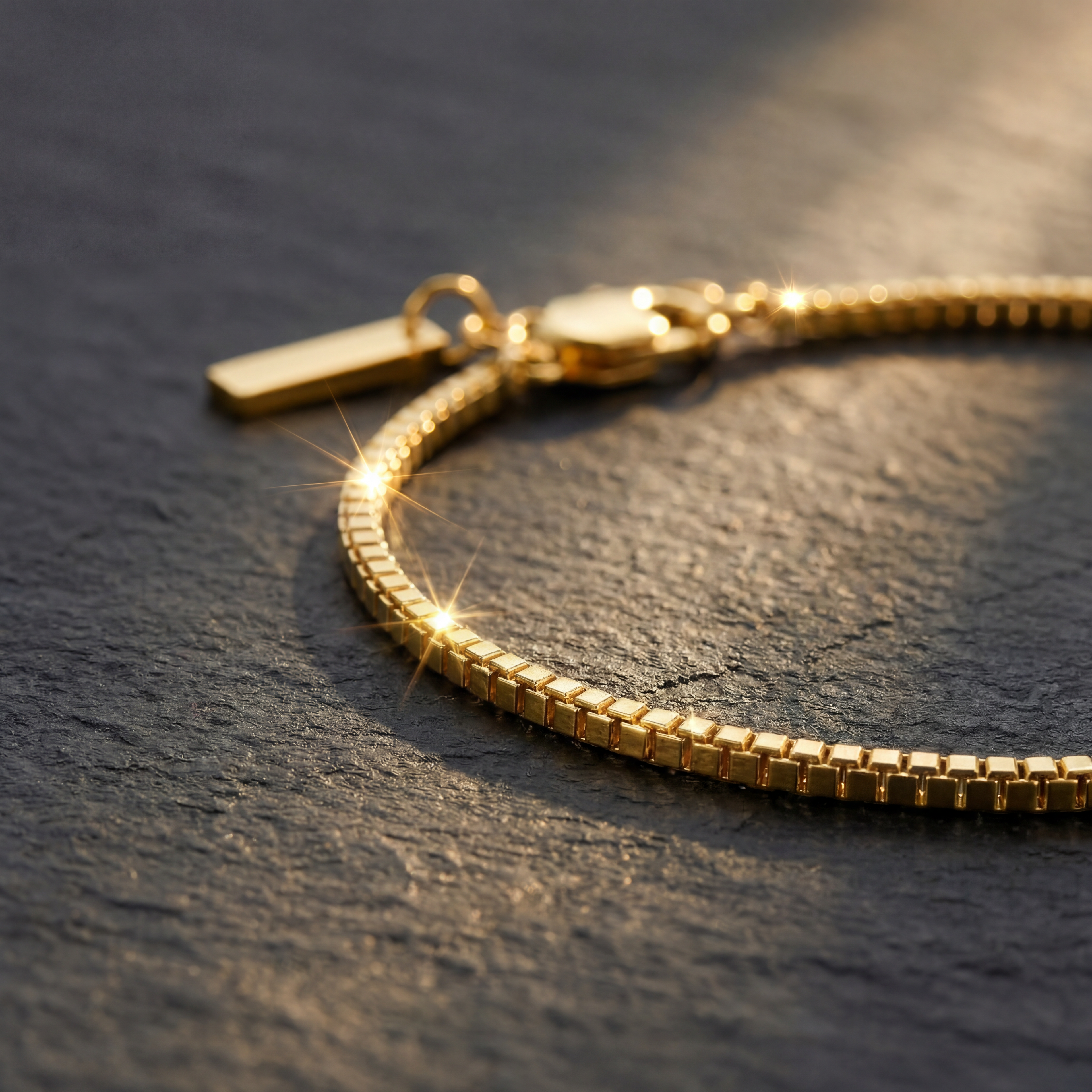 Cubed Serpentine Bracelet - 1.5 MM
