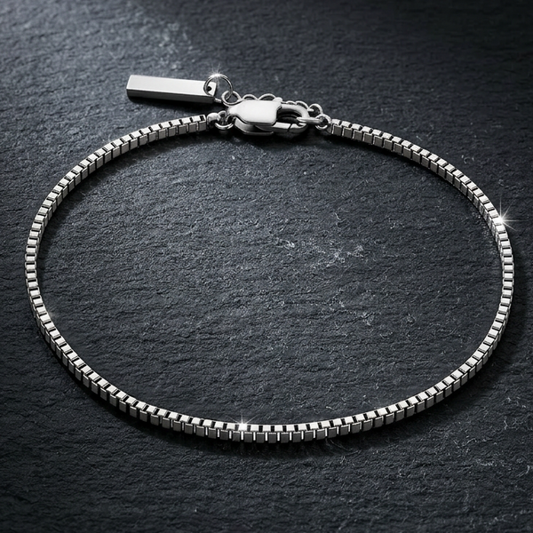 Cubed Serpentine Bracelet - 1.5 MM