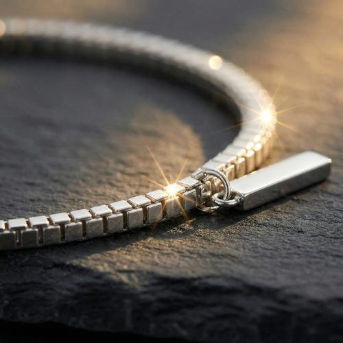 Cubed Serpentine Bracelet - 1.5 MM