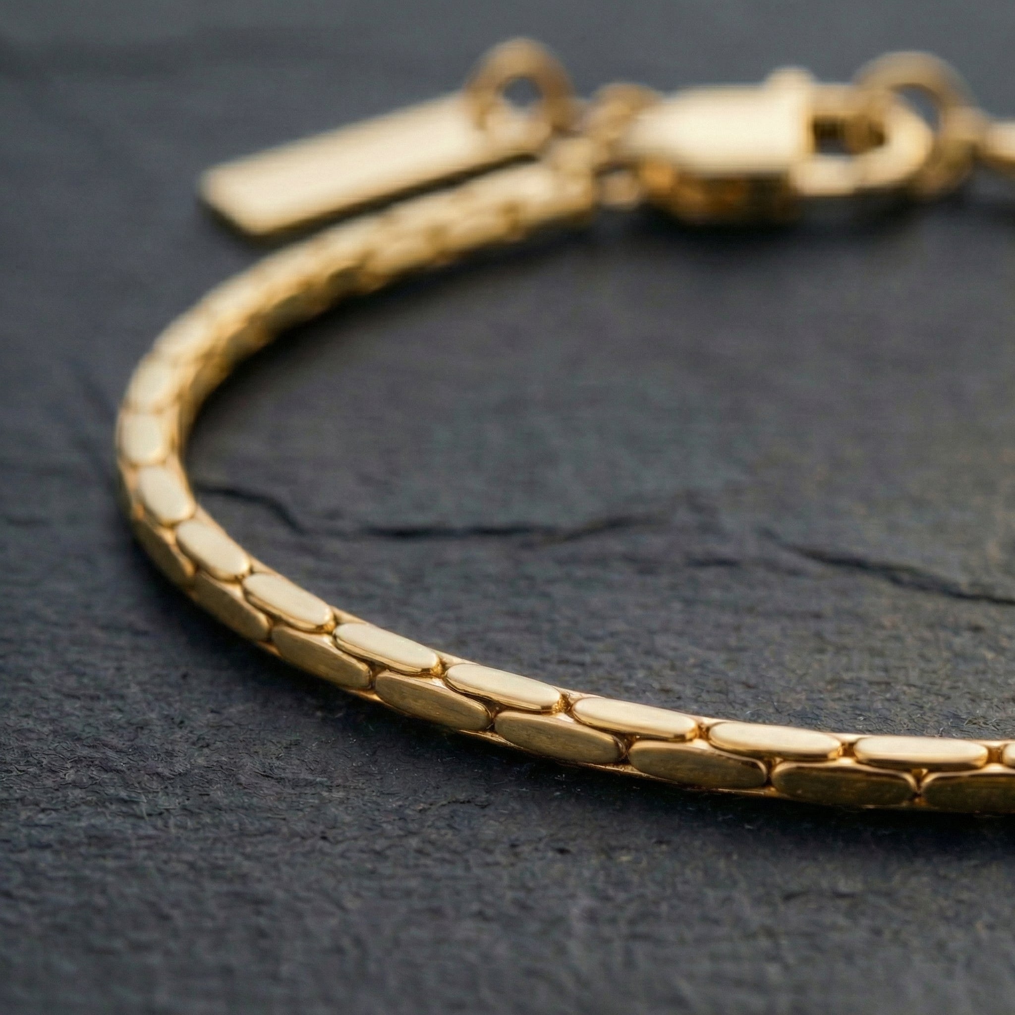 Structured Serpentine Bracelet - 1.3MM