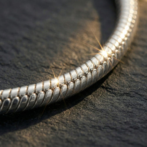 Polished Serpentine Bracelet - 1.8 MM